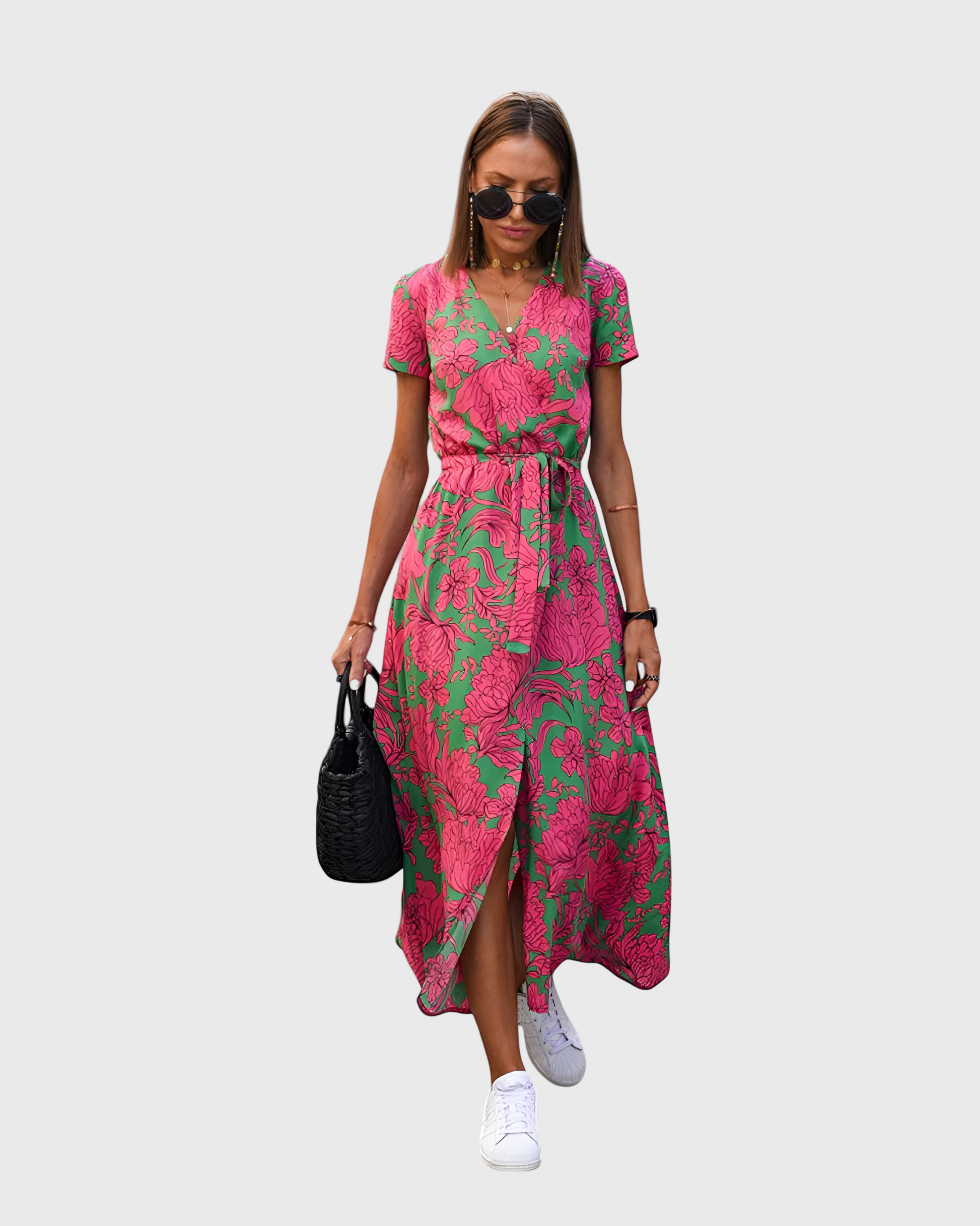 Florine™ Women's White Maxi Dress - Versatile Summer Dress for Effortless Elegance 0