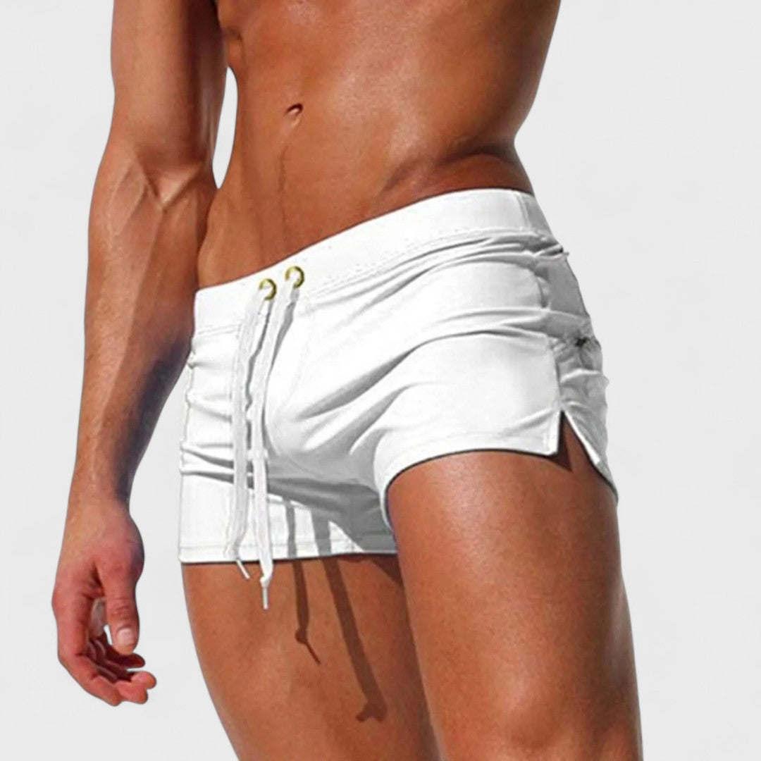 Lenoir Men's Swim Trunks - Quick-Dry Stylish Swim Shorts for Beach and Pool 0