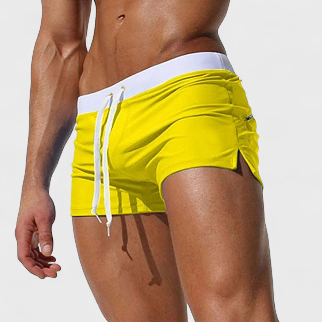Lenoir Men's Swim Trunks - Quick-Dry Stylish Swim Shorts for Beach and Pool 2