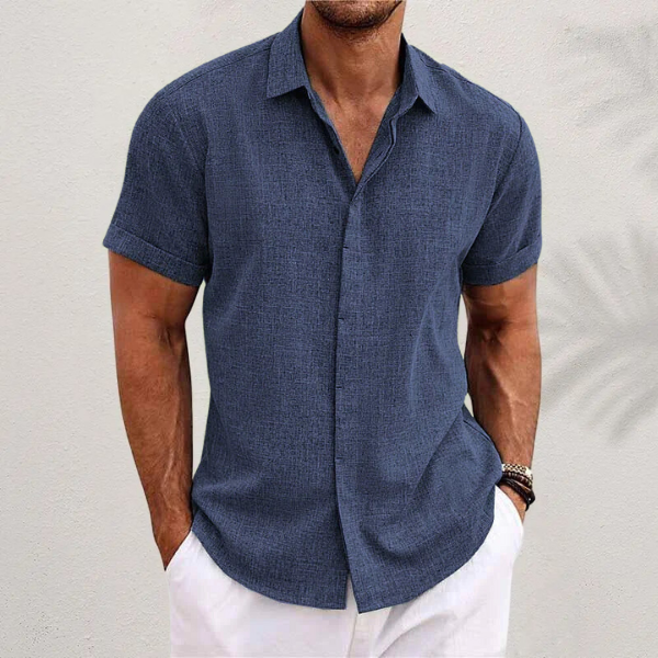 Lenoir™ Classic Linen Men's Dress Shirt - Breathable & Versatile Spring/Summer Style 3