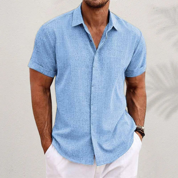 Lenoir™ Classic Linen Men's Dress Shirt - Breathable & Versatile Spring/Summer Style 5