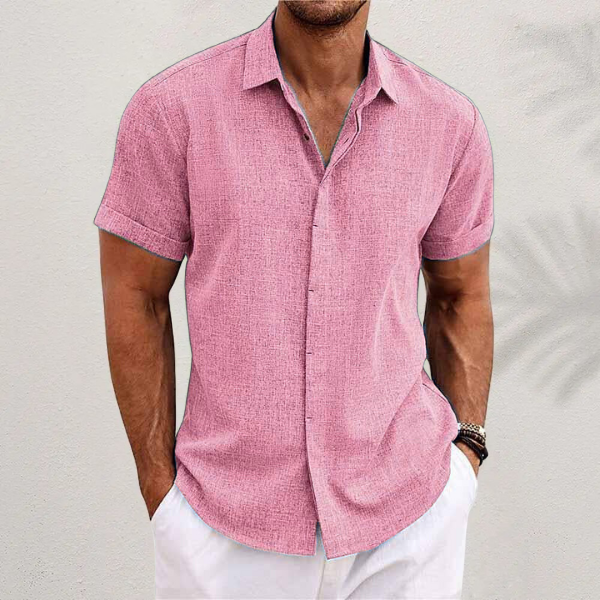 Lenoir™ Classic Linen Men's Dress Shirt - Breathable & Versatile Spring/Summer Style 6