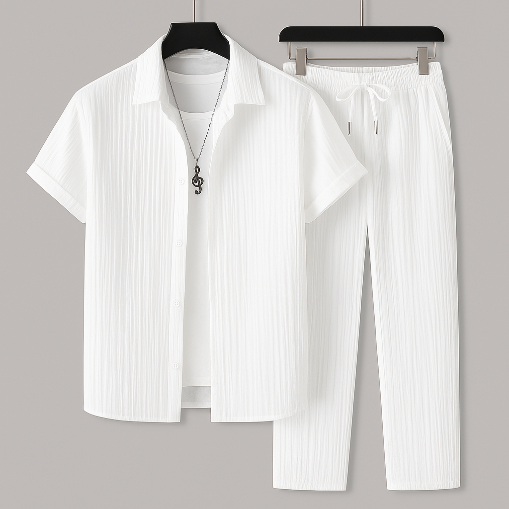 Lenoir™ Women's Casual Linen Outfit - Lightweight Two-Piece Set for Summer 0