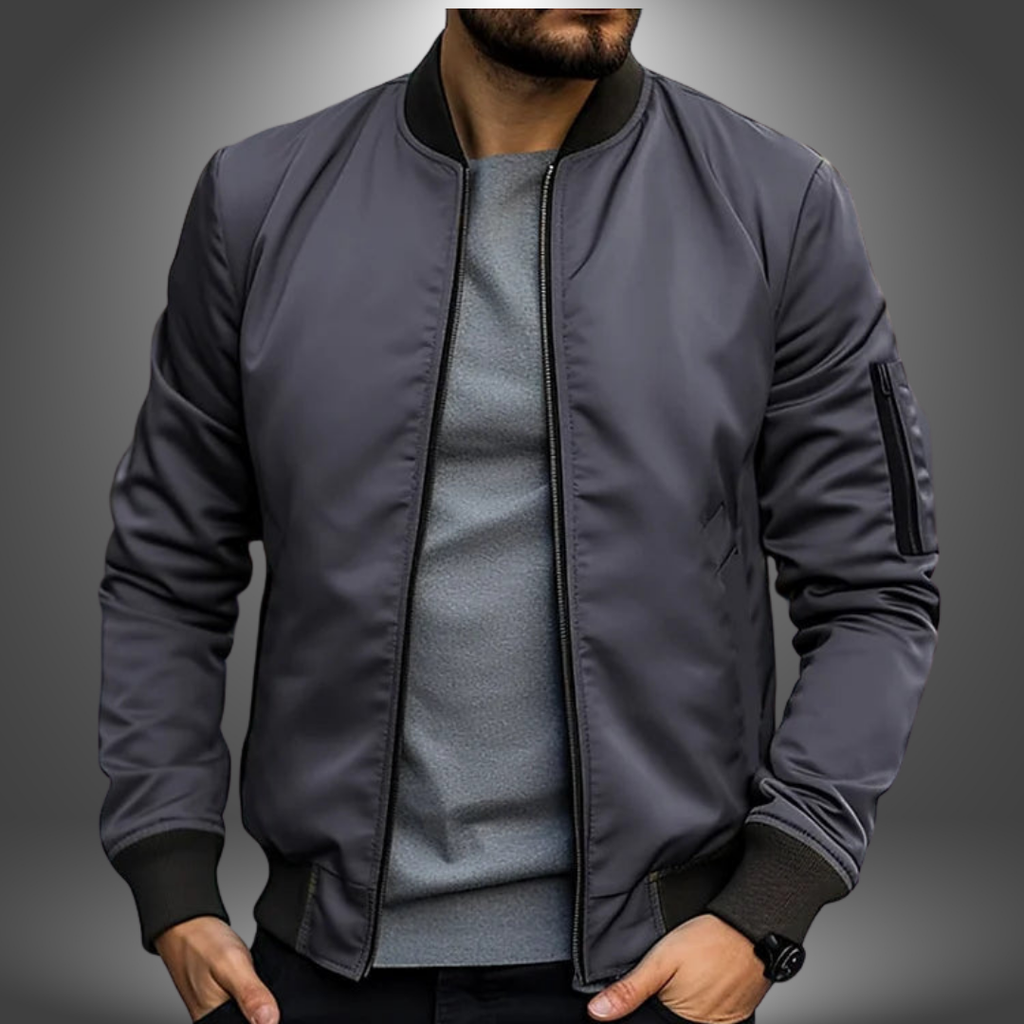Men's Jacket Black Size L Polyester Lightweight Windproof 5