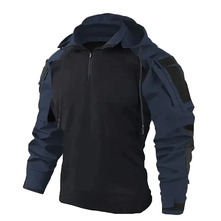 Men's Waterproof Jacket Black Size L Polyester 3