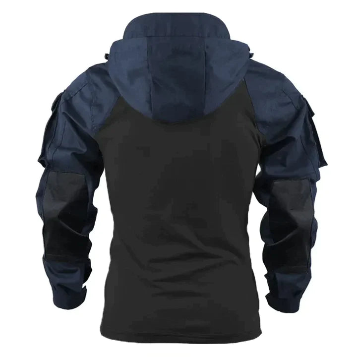 Men's Waterproof Jacket Black Size L Polyester 4